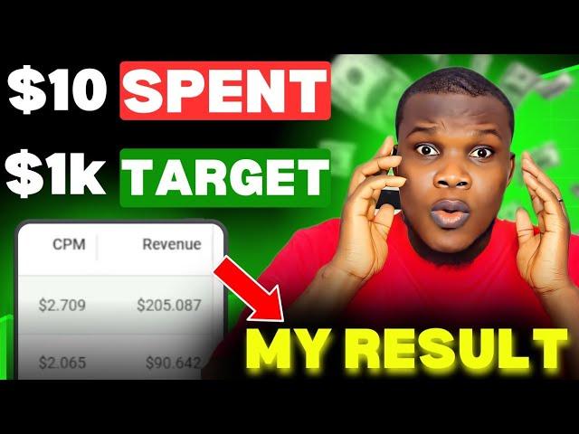 I SPENT $10 TO MAKE $1,000 - FACEBOOK ARBITRAGE WITH ADSTERRA (MY RESULT)