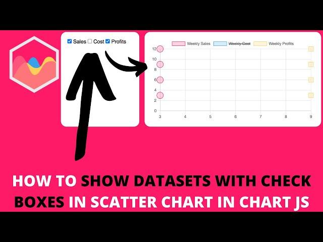 How to Show Datasets with Check Boxes in Scatter Chart in Chart JS
