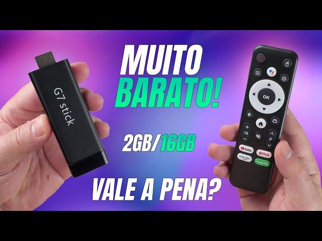 G7 Stick - O Android TV + BARATO que eu TESTEI - Vale a Pena?