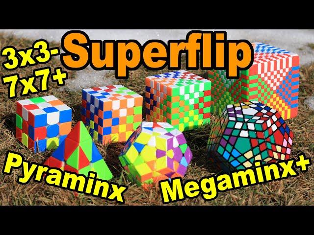 How to Superflip ANY Cube: Easiest Methods!