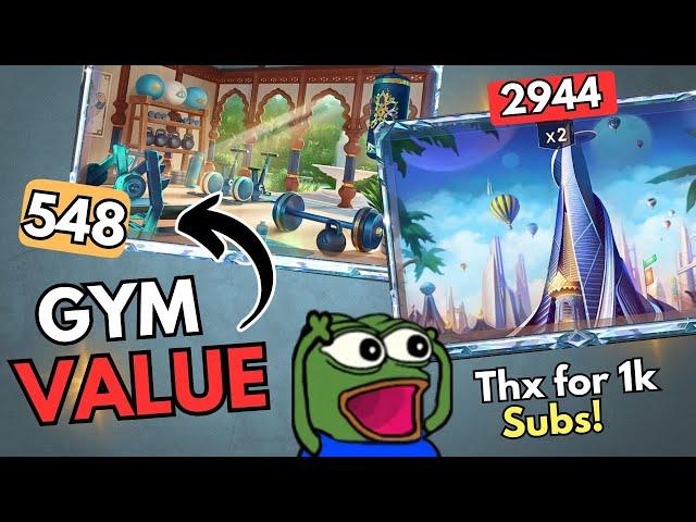 Top ranked with HUGE Skyscraper Gym combo on Pygmalien - The Bazaar