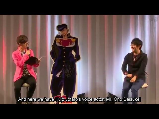 ENGLISH SUB | JoJo's Bizarre Adventure voice actors posing