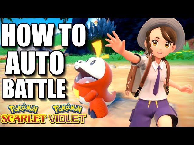 HOW TO Auto Battle in Pokemon Scarlet and Violet