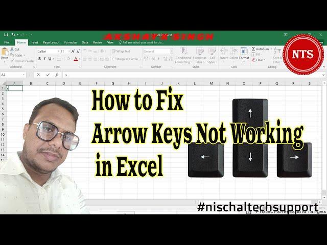 How to Fix Arrow Keys Not Working in Excel -Scroll Lock