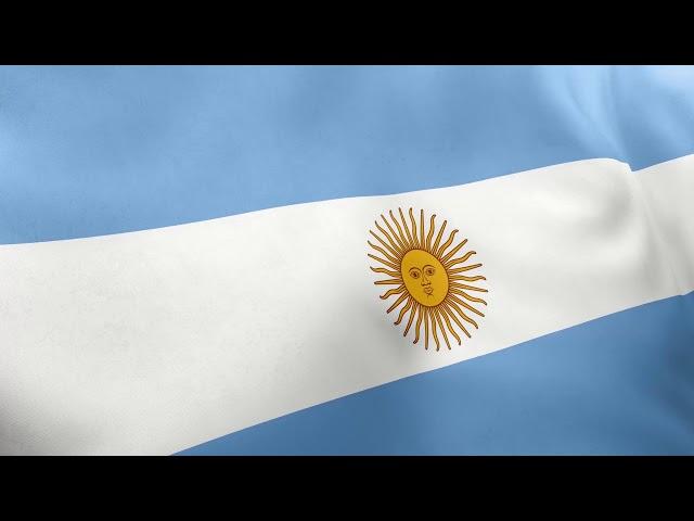 Argentina Flag | Bandera argentina | Free 4K video background loop video, Country flag National Flag