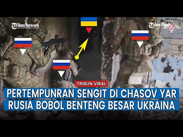 Pasukan Terjun Payung Rusia Serbu Benteng Besar Ukraina di Chasov Yar