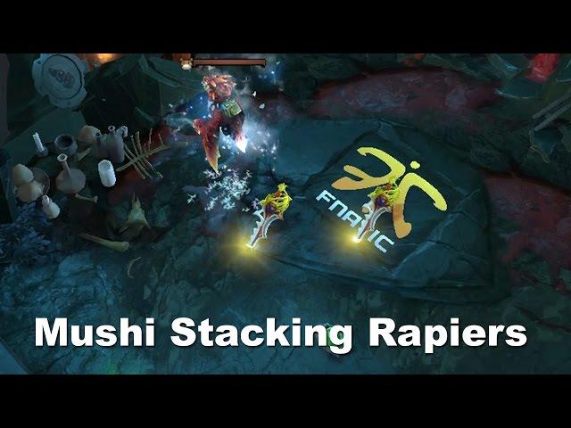 Dota 2 TI5 Mushi Stacking 2x RAPiErs iG vs Fnatic ~100 min