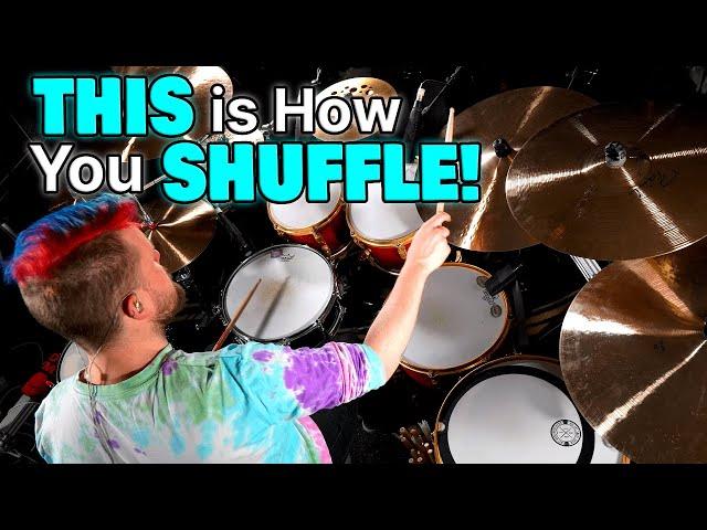 How To Play The Shuffle Groove! | BEGINNER DRUM LESSON - That Swedish Drummer