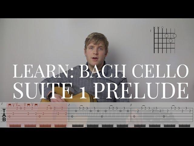 LEARN: Bach Cello Suite 1 Prelude for Guitar (BWV1007)