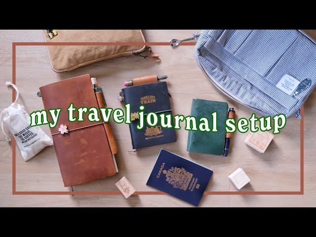 My Travel Journal Setup ️ Traveler’s Notebook