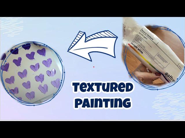Heavy Texture Acrylic Paint ▴ Gaffrey Art Material