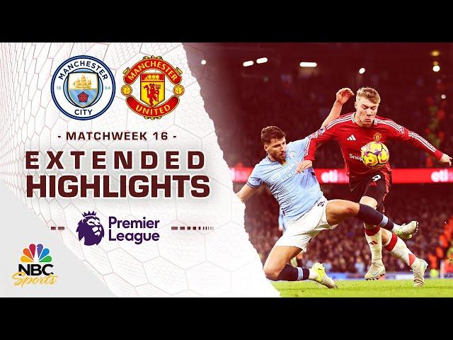 Manchester City v. Manchester United | PREMIER LEAGUE HIGHLIGHTS | 12/15/2024 | NBC Sports