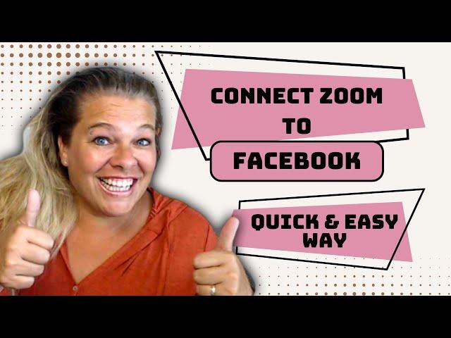 How to Connect Zoom To Facebook