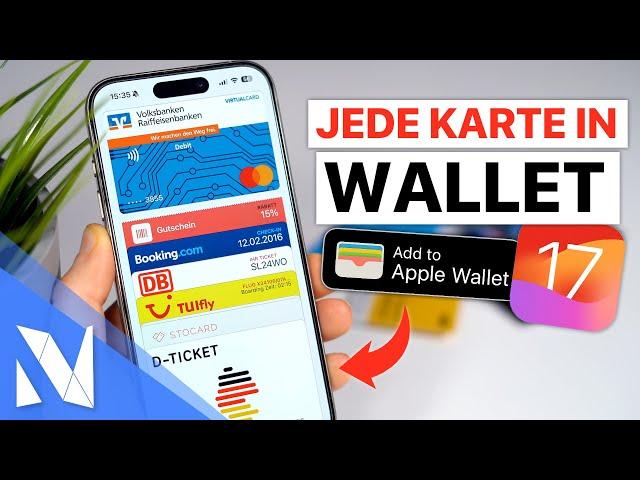 JEDE Karte (Tickets, D-Ticket, Krankenkasse, ...) in Apple Wallet legen! (2024) | Nils-Hendrik Welk