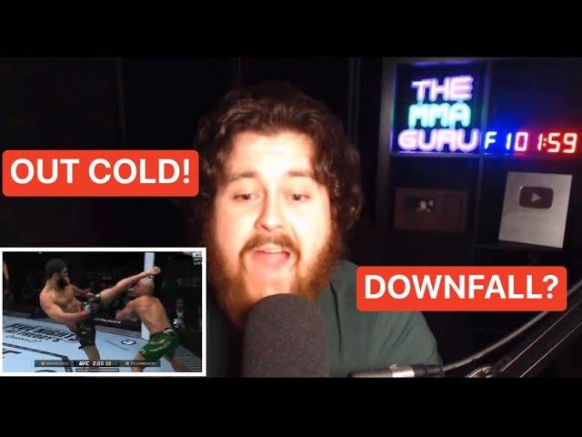 THE MMA GURU REACTS TO ISLAM MAKHACHEV KNOCKING OUT ALEXANDER VOLKANOVSKI OUT COLD AT UFC 294!!!