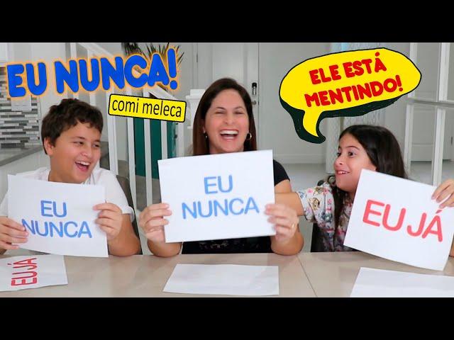 EU NUNCA entre mãe e filhos   Família Maria Clara e JP