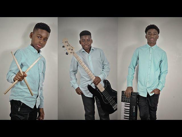 Young Sebene Maestros - (Studio sebene) *11 year old drummer goes crazy on drums* {KB PRODUCTION}