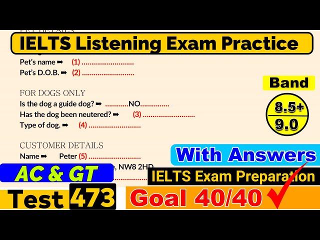 IELTS Listening Practice Test 2024 with Answers [Real Exam - 473 ]