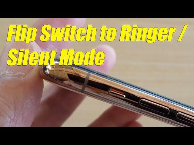 iPhone 11: How to Quickly Flip the Switch to Ringer / Silent Mode