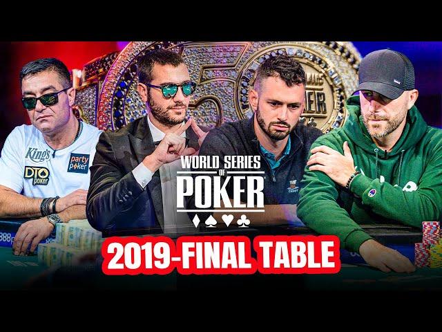 World Series of Poker Main Event 2019 - Final Table with $10,000,000 FIRST PRIZE!