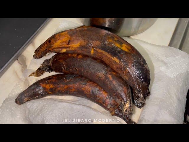 Mira Lo Que Acabo De Hacer Con Estos Platanos Maduros Apunto De Dañarse Casi Podridos!!