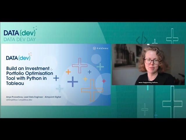 Build an Investment Portfolio Optimisation Tool with Python in Tableau  I DataDev Day June 2024