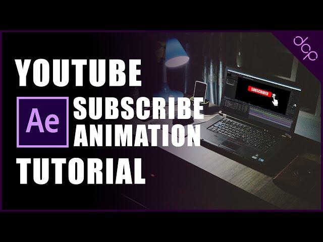 How to make a YouTube Subscribe Animation - Adobe After Effects Tutorial