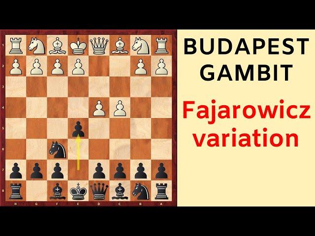 Budapest Gambit Fajarowicz Variation [Traps For Black]