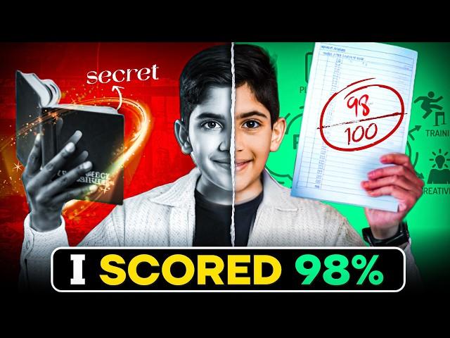 My Journey to 98% Marks with One Day Left - Study Hacks ️‍