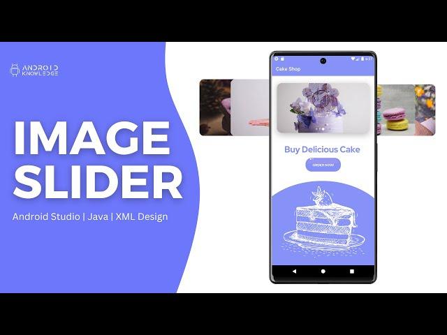 Auto Image Slider in Android Studio using Java