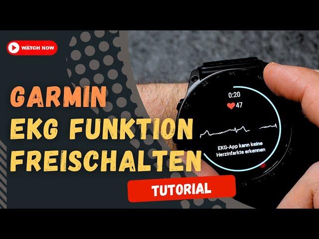 Unlock Garmin EGK in 5 minutes - tutorial for IOS and Android