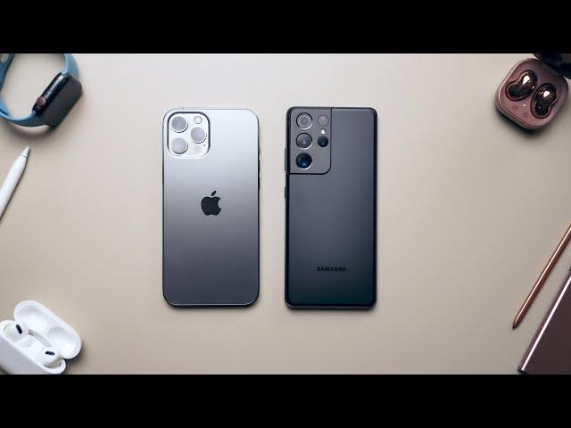 Samsung Galaxy S21 Ultra vs iPhone 12 Pro Max - The Best Smartphones of 2021!