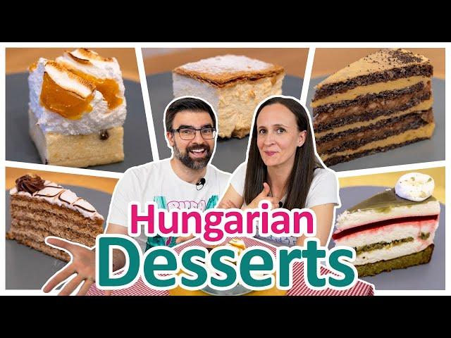 10 HUNGARIAN Desserts and Sweets YOU NEED TO TRY | Hungary Food Guide