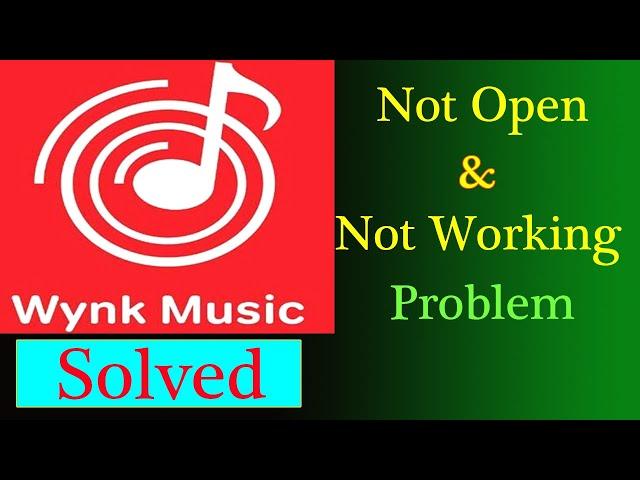 How to Fix Wynk Music App Not Working / Not Open Problem Solved