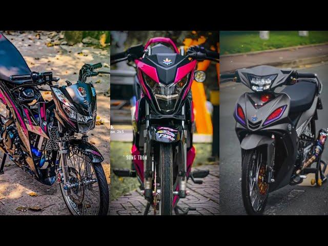 Tik tok xe độ || #173 Tổng hợp Satria Sonic Vario Sirus Winner Exciter - Drag Độ kiểng