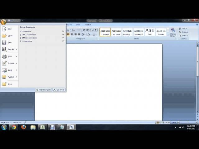 How to Activate Microsoft Word 2007 : Tech Niche