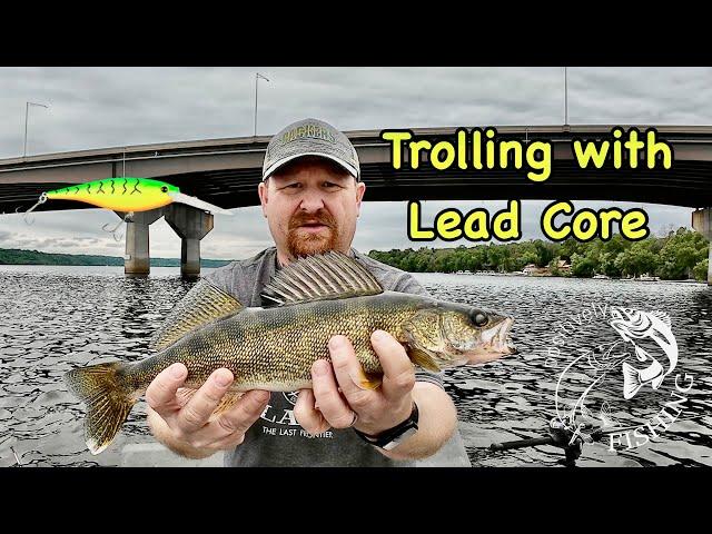 Trolling Lead Core for Walleyes - St Croix River