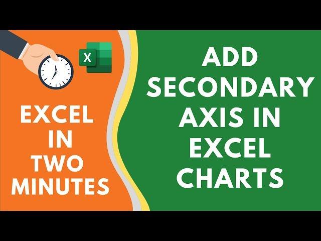 Add Secondary Axis in Excel Charts (in a few clicks)