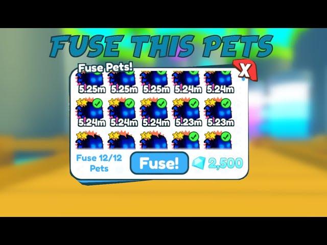 what if u fuse 12 rainbow agonys in Pet Simulator X ....