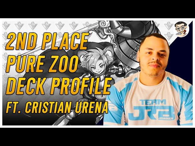 YUGIOH - 2ND "THE PURE ZOO GUU" DECK PROFILE | THE NERD STORE REGIONAL | FT. CRISTIAN "CREAMY" URENA