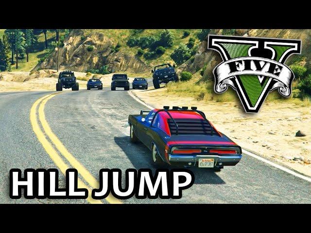 GTA V - Fast and Furious 7 Hill Jump Scene