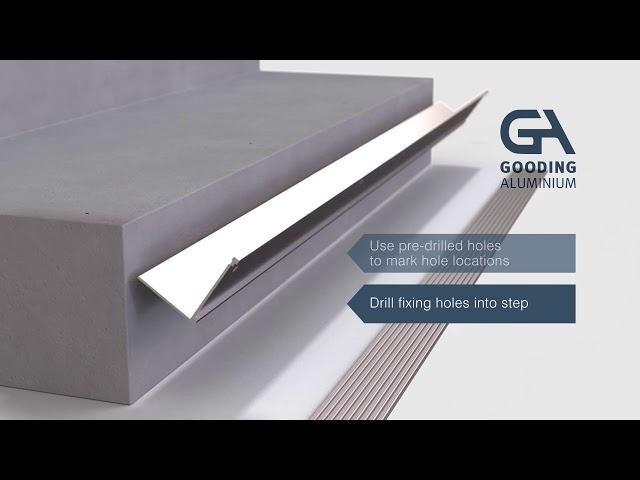 GA Premium Aluminium Alloy Stair Nosings - Installation