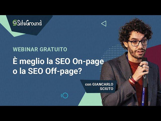 È MEGLIO LA SEO ON-PAGE O LA SEO OFF-PAGE?