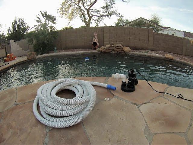 How to drain your pool