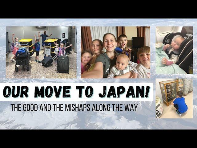 FAMILY OF 7 MOVES TO JAPAN! | Moving Vlog and How We're Adjusting