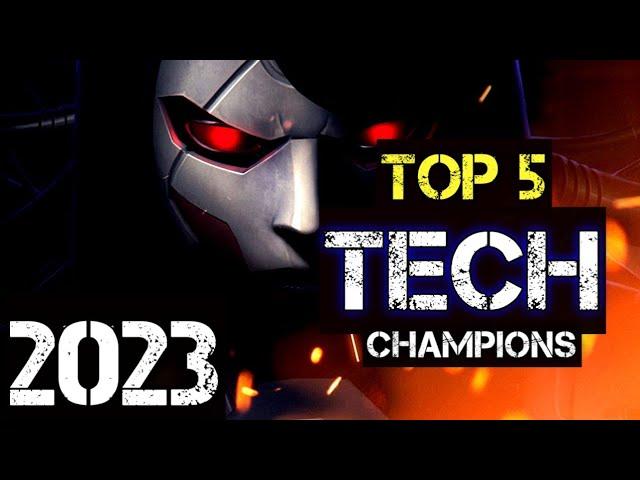 MCOC Top 5 Tech Champions 2023 • Marvel Contest of Champions • Best Champs