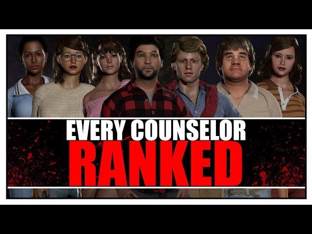 Every COUNSELOR Ranked in Friday the 13th: The Game