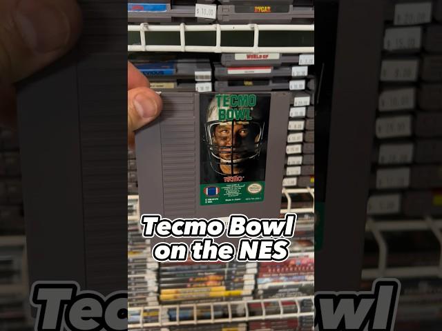 Who remembers playing Tecmo Bowl on the NES? #shorts