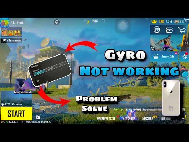 How to Fix Gyroscope Not Working in All iphone |100 % fix it in PUBG mobile| solve it and BOSST GYRO