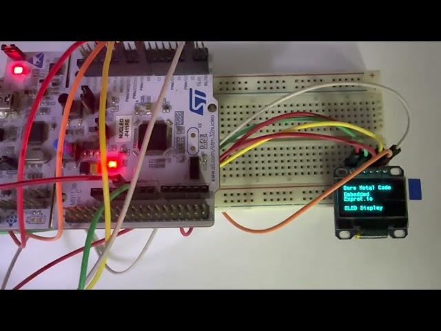 SSD1306 SPI Based OLED with STM32F4